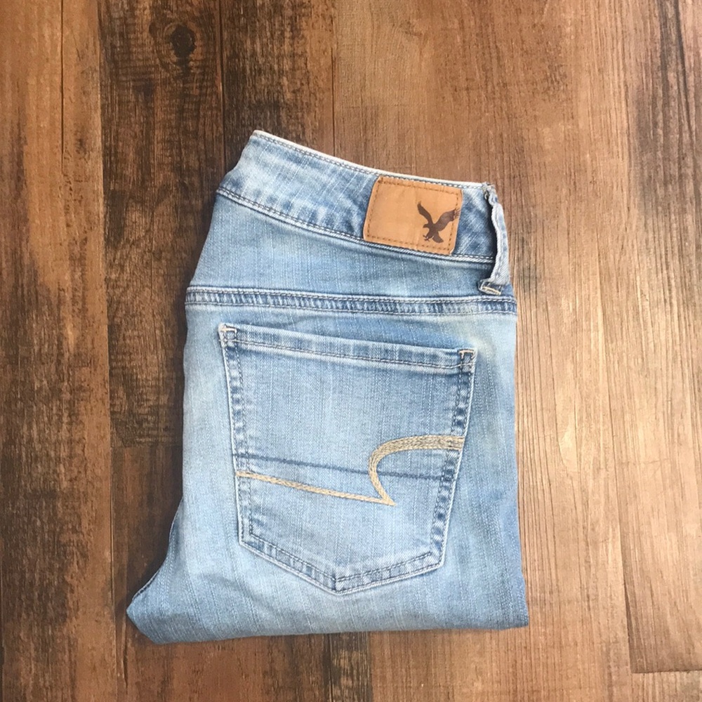 American Eagle Acid Light Wash Jegging Skinny Jean